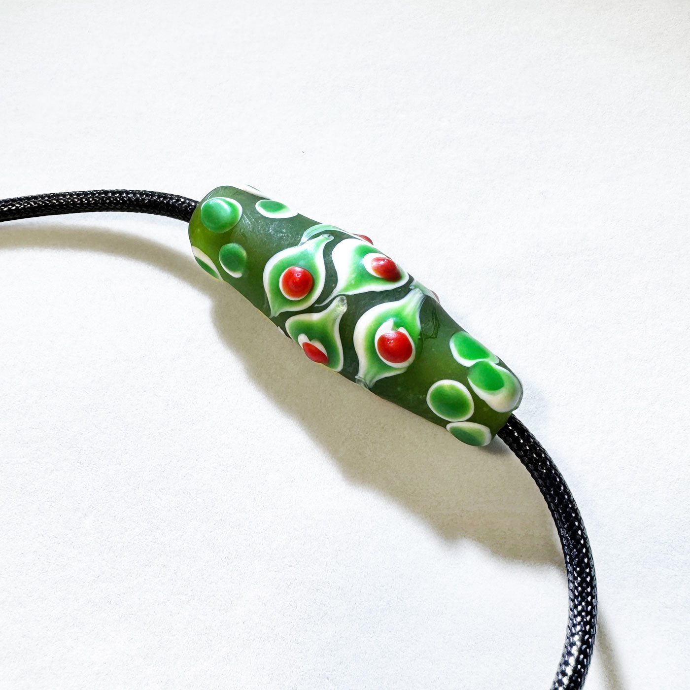GoLuckLink Colored glaze Dzi Bead – Powerful Feng Shui Amulet for Protection and Wealth