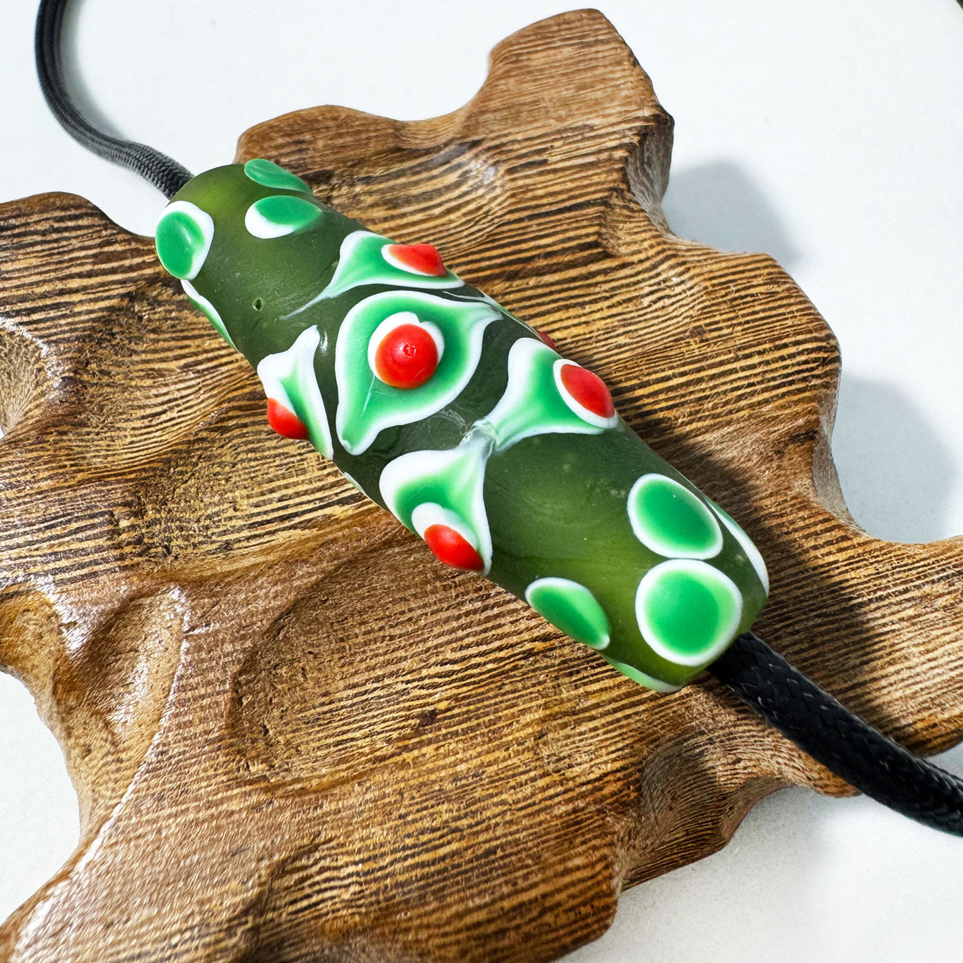 GoLuckLink Colored glaze Dzi Bead – Powerful Feng Shui Amulet for Protection and Wealth