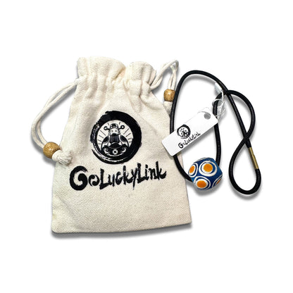 GoLuckLink Premium Glass Lucky Bead – Enhance Your Energy & Bring Good Fortune