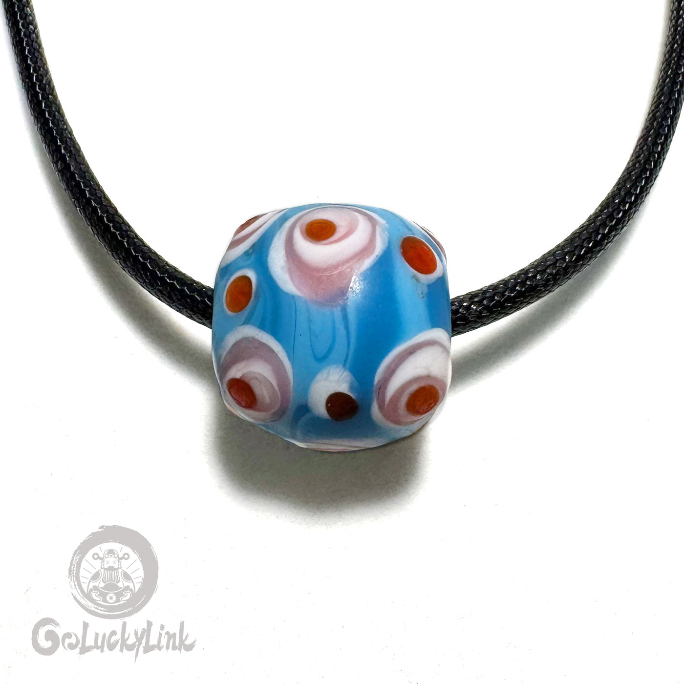 GoLuckLink Handcrafted Colored glaze Lucky Bead – Enhance Your Energy & Bring Good Fortune