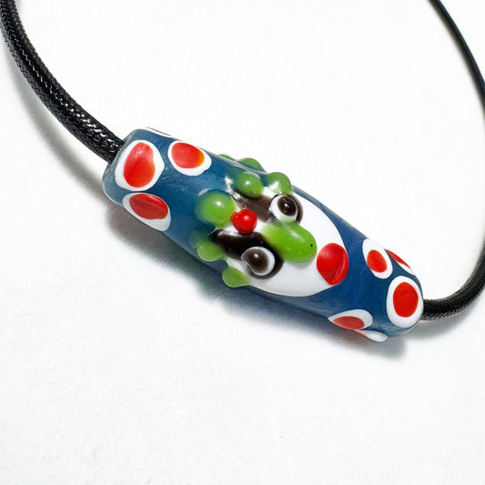 Colored glaze Dzi Bead – Powerful Feng Shui Amulet for Protection and Wealth