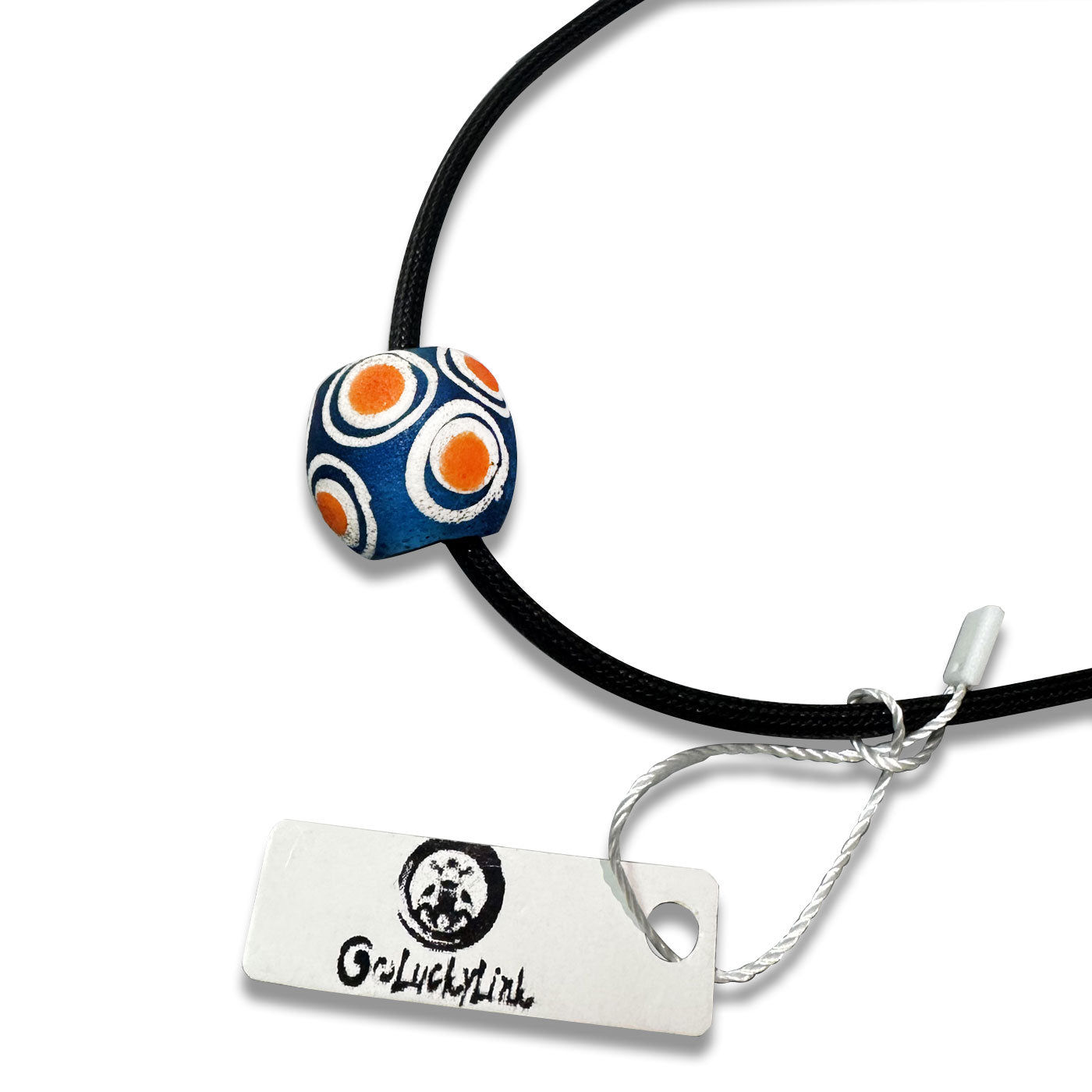 GoLuckLink Premium Glass Lucky Bead – Enhance Your Energy & Bring Good Fortune